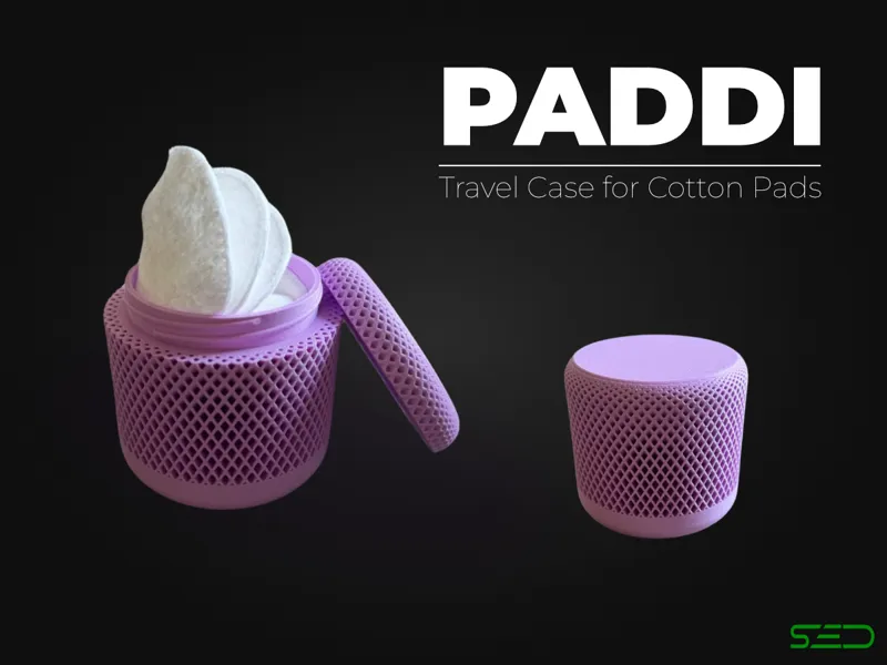 PADDI – Travel Case for Cotton Pads (up to Ø66 mm)
