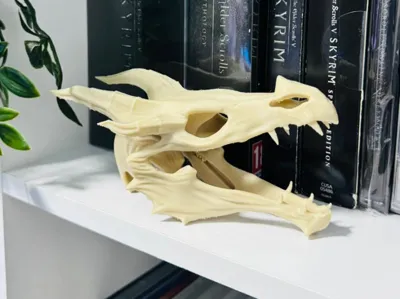 Skyrim Alduin Dragon Skull