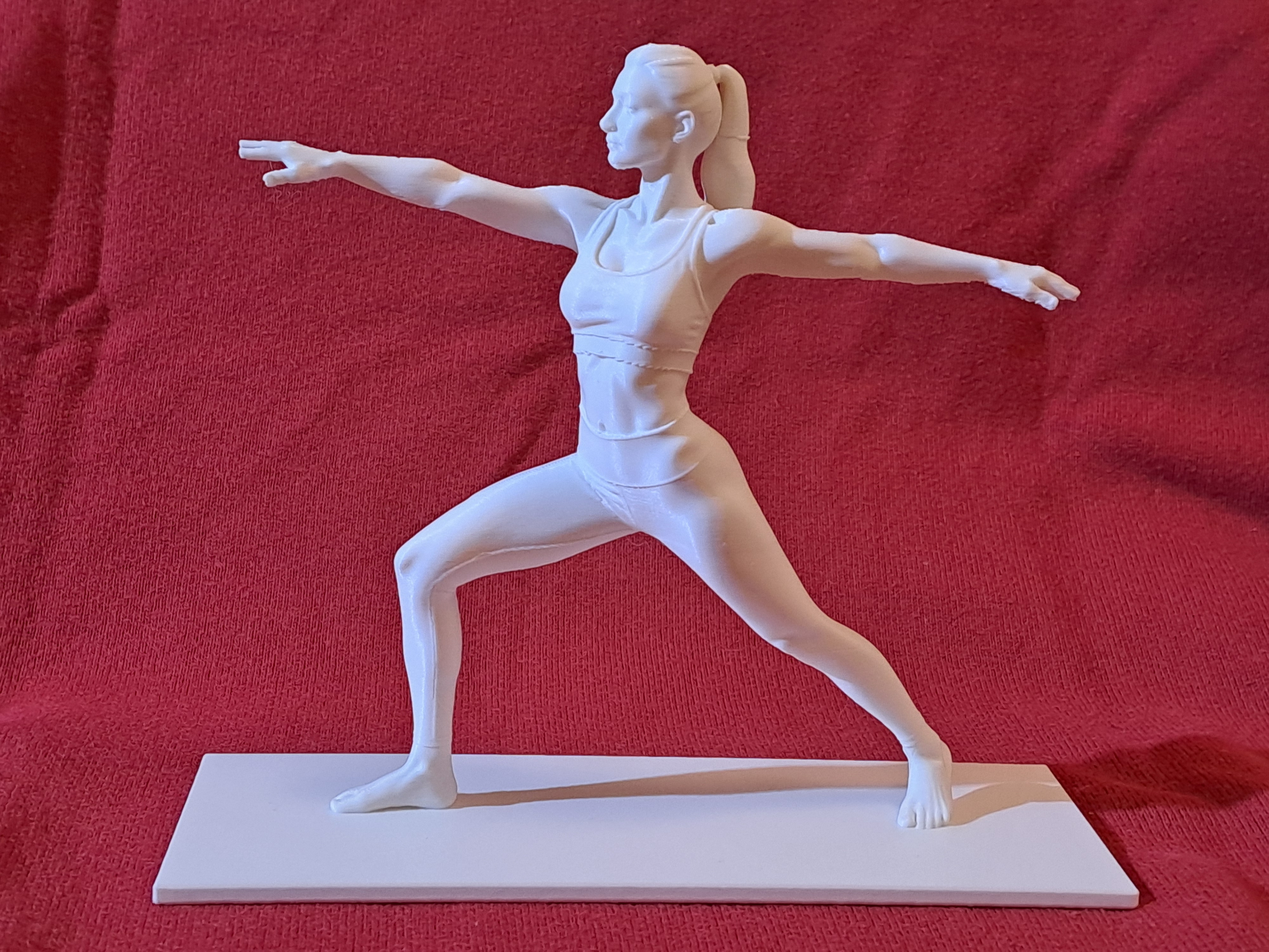 Warrior II Yoga Pose Figurine