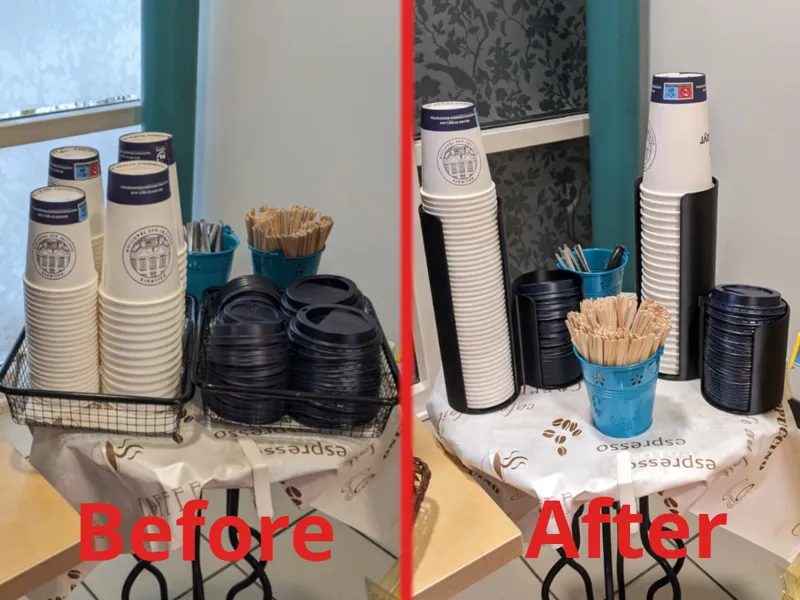 Kaffee To-Go Ständer