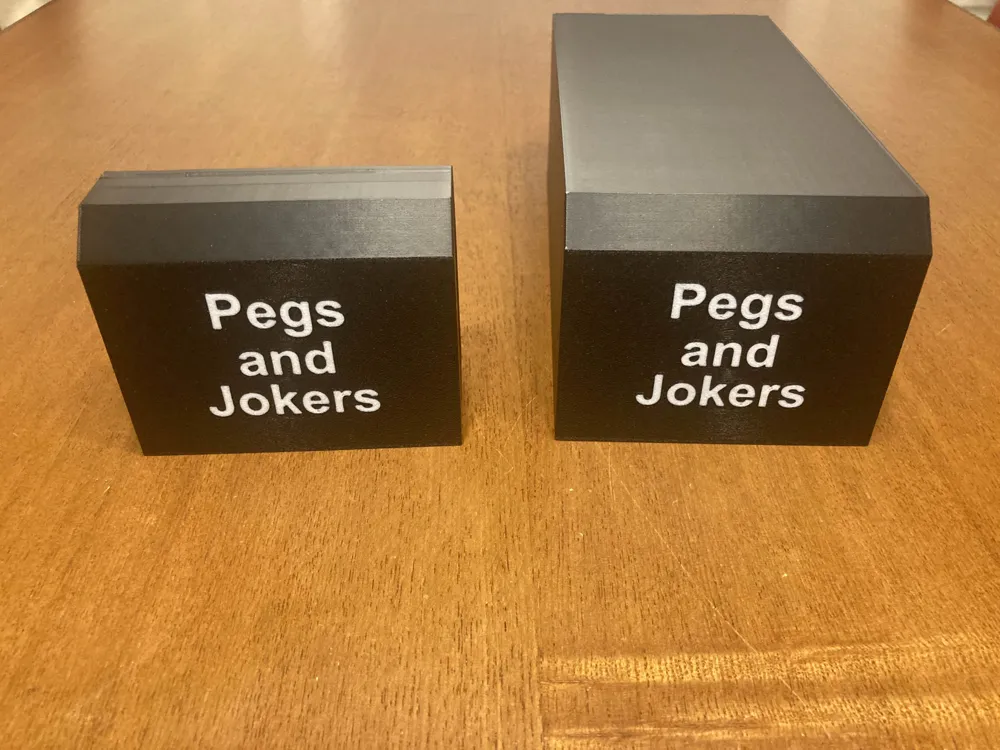 Travel Size Pegs and Jokers by KiraDKnightSky MakerWorld