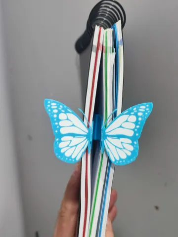 Accesorio de lectura: Marcapáginas Mariposa 3D — vista de referencia 2