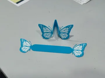 Accesorio de lectura: Marcapáginas Mariposa 3D — vista de referencia 3