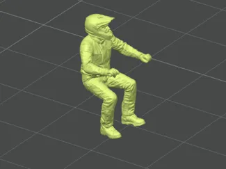 Motorcyclist for Motorbike Models