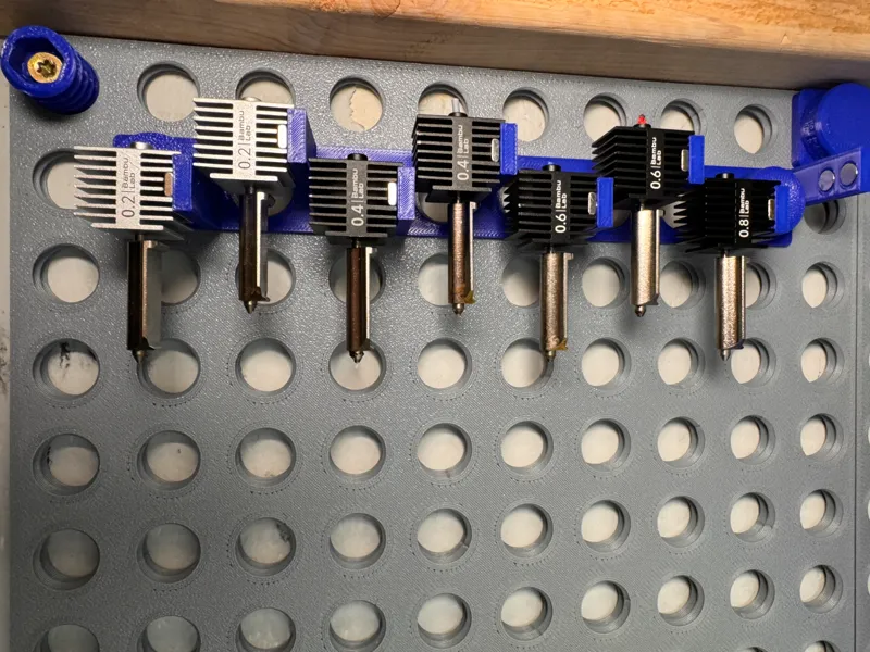 Magnetic Threadboards A1 Hotends Rack