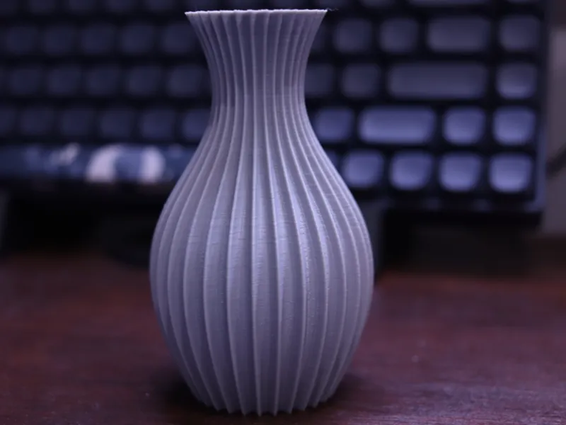 Simple minimalistic vase