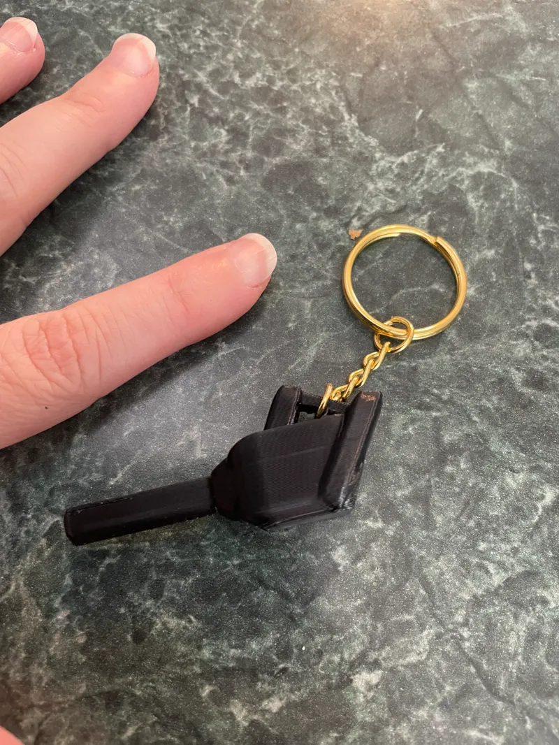 Leaf Blower Key Chain