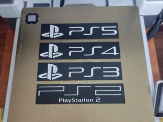 Playstation 5 4 3 2 plate