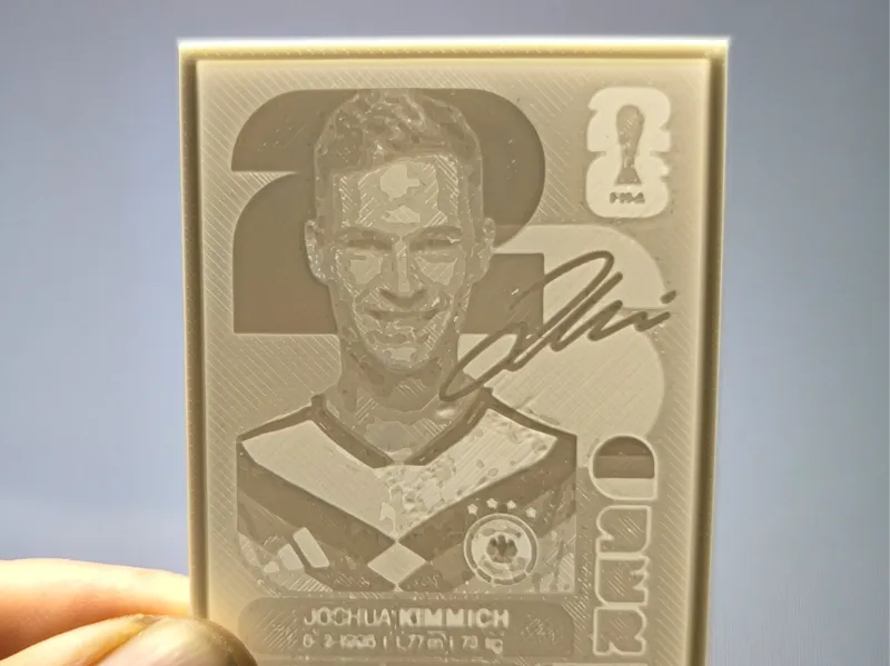 Cromo en 3D de Kimmich (Album Panini 2026)