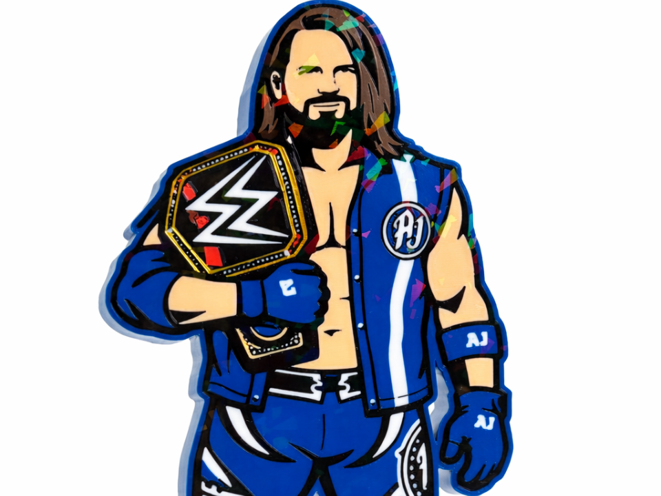 WWE-AJ STYLES LIGHTBOX