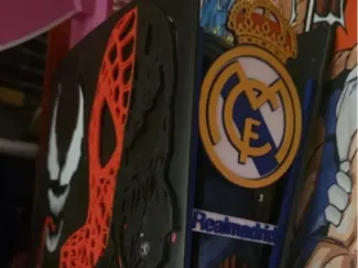 Carcasa frontal real madrid ps5