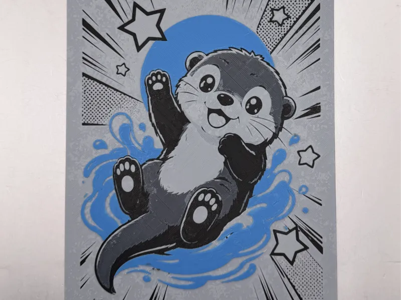 Nursery/ Kids room Otter Wall Art - Kawaii