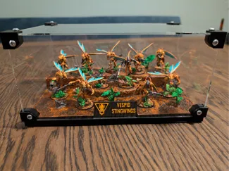 Kill Team Display Stand for Vespid Stingwings
