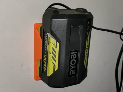 Ryobi 40V Charger wall mount