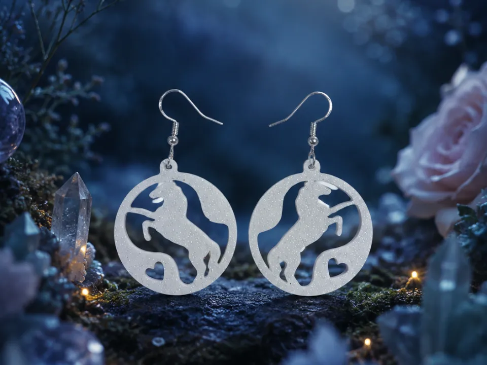 Pendientes: Lovely horse earrings. Referencia del modelo original.