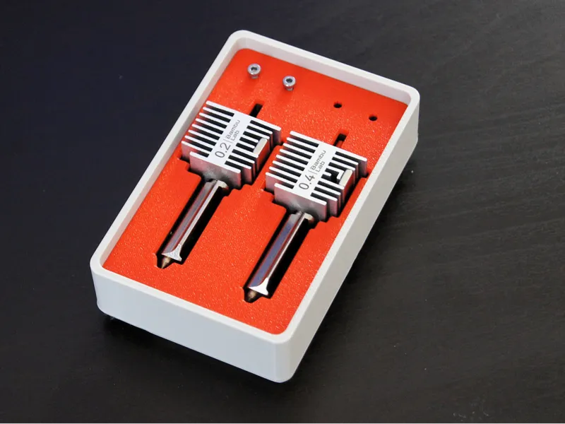 [Gridfinity] 2x1+ A1/A1mini Hotend Tray(Extended)