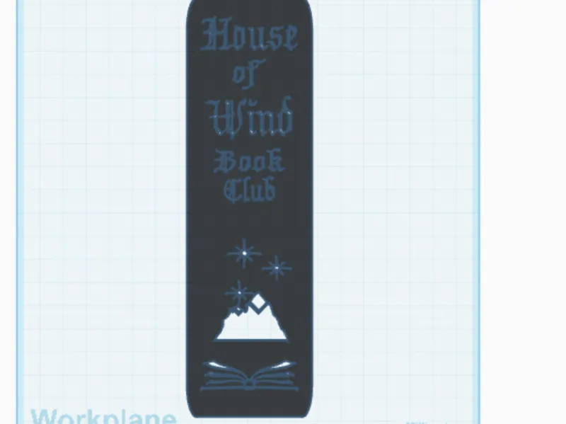 House of Wind Book Club Bookmark