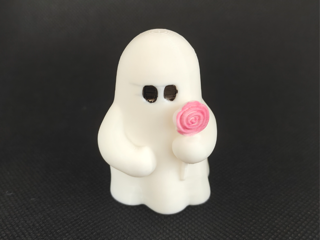万圣节小幽灵  送你一朵小红花