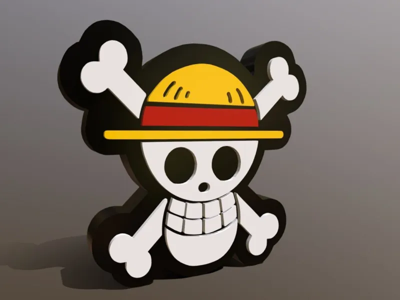 Straw Hat LOGO 3D