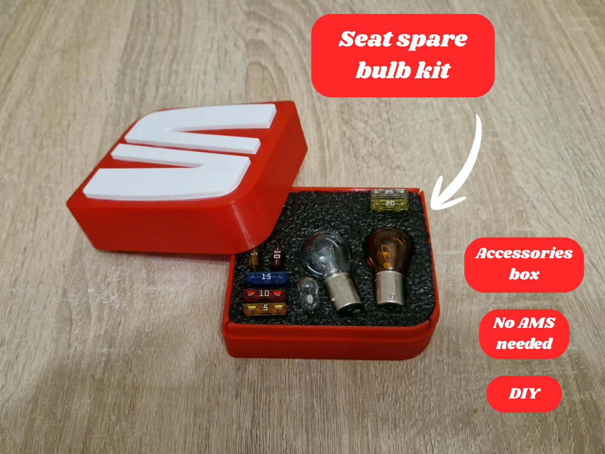 Seat spare bulb kit /Car accessories box/ Seat Box