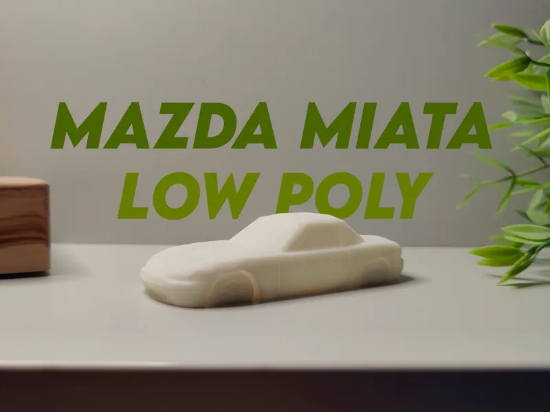Mazda Miata Low Poly