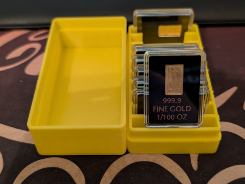 Fractional Gold Storage Box