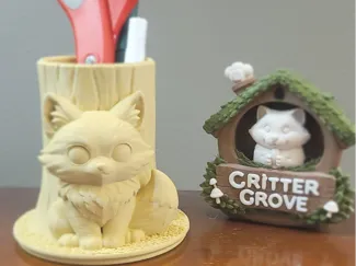 Fox Pen Holder