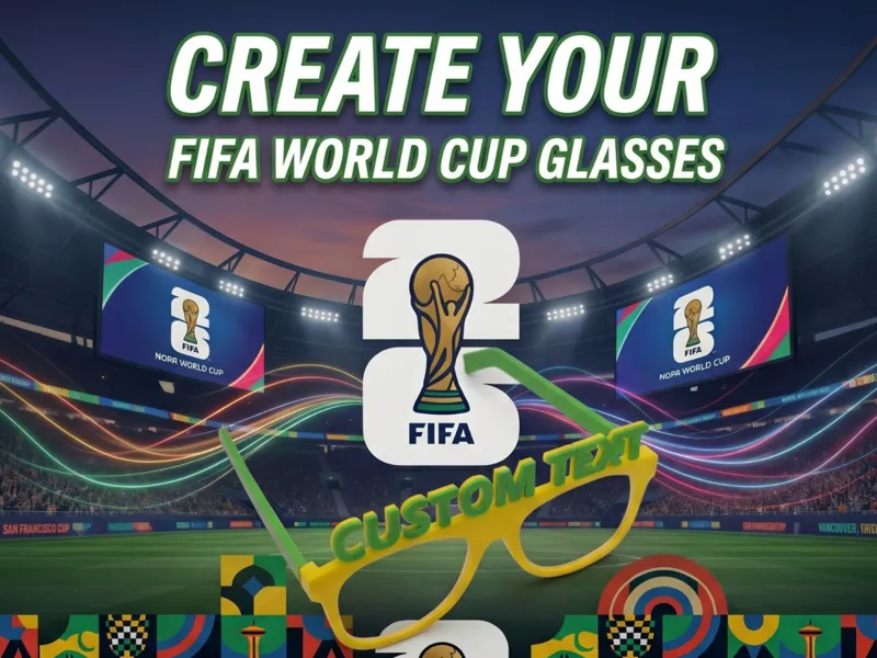 CUSTOMIZABLE world cup glasses