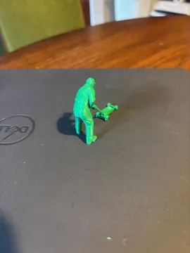 Escenografía en miniatura: diorama miniature - mechanic floor jack — vista de referencia 3