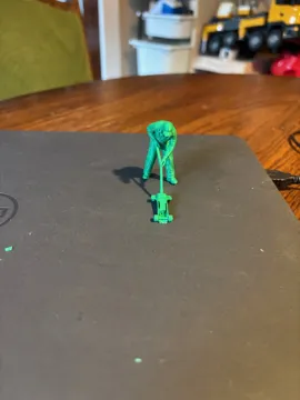 Escenografía en miniatura: diorama miniature - mechanic floor jack — vista de referencia 4