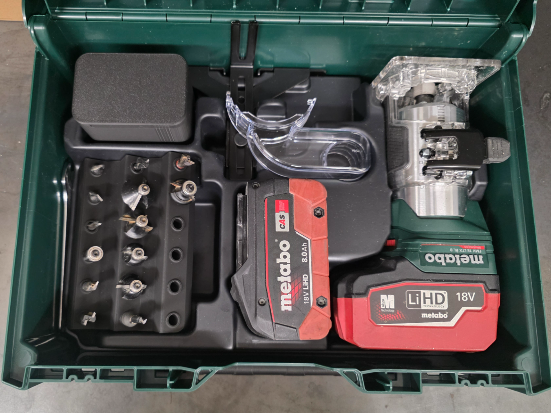 Metabo metabox router bit holder