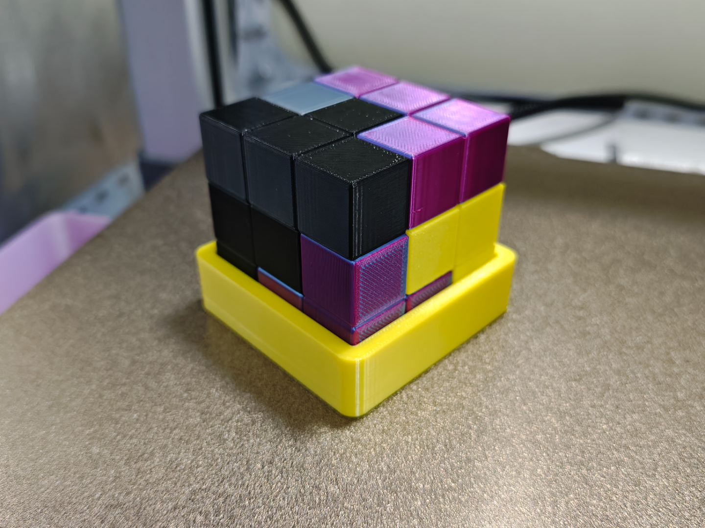 Basit oyuncaklar, beyin yakıcı oyun, Luban Cube (Soma Cube) Bulmaca-Stronstalation oyunu, 480 Kurtarma Yöntemi