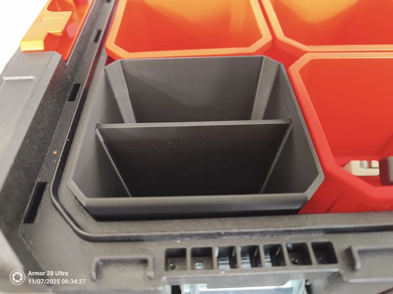 Split bin for Bauer and Tactix Modular storage