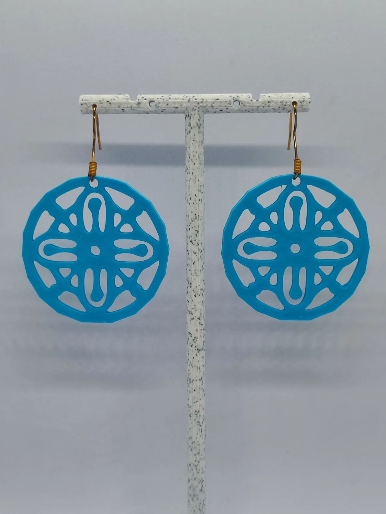 Aretes Mandala de Cuatro Puntos view 4