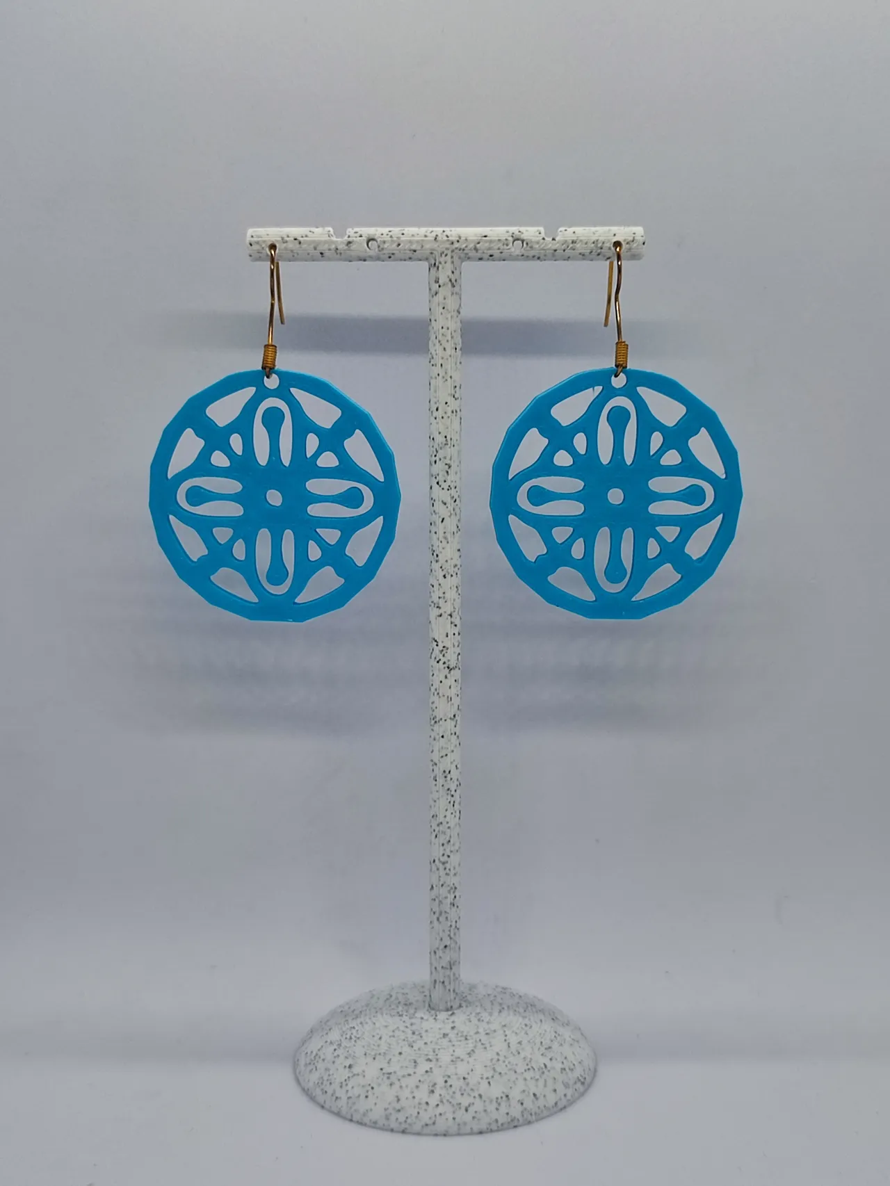 Aretes Mandala de Cuatro Puntos view 3