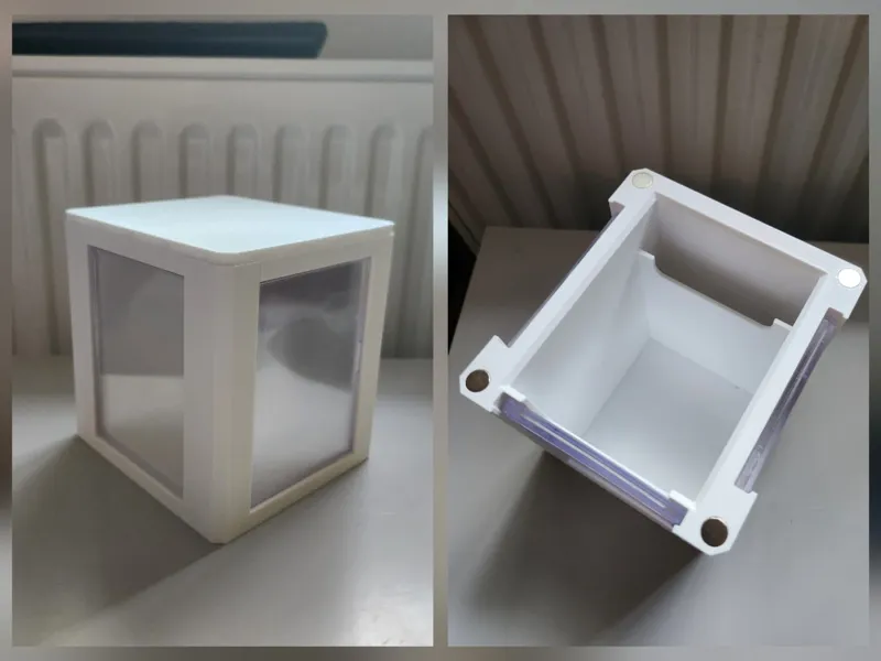 Deckbox (100+ Cards) with 3 mini snap windows