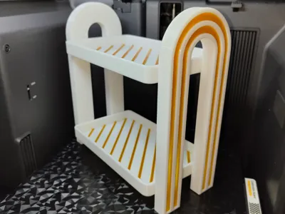2-tier perfume shelf
