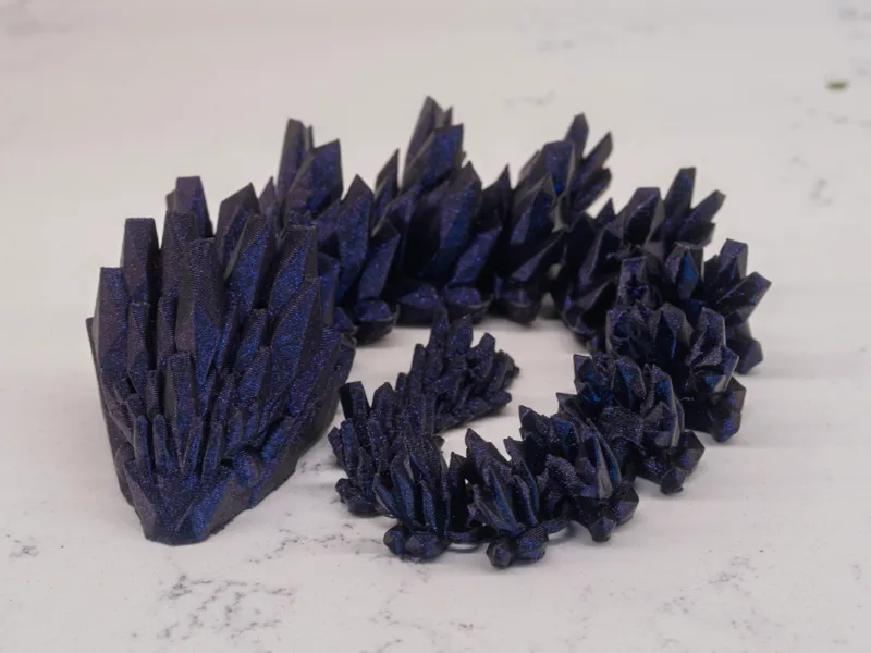ARTICULATED CRYSTAL DRAGON/DINOSAUR
