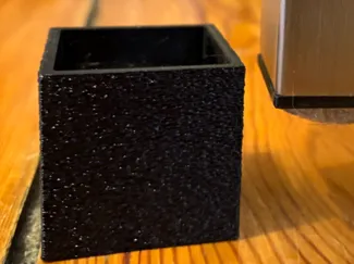 Square table leg riser