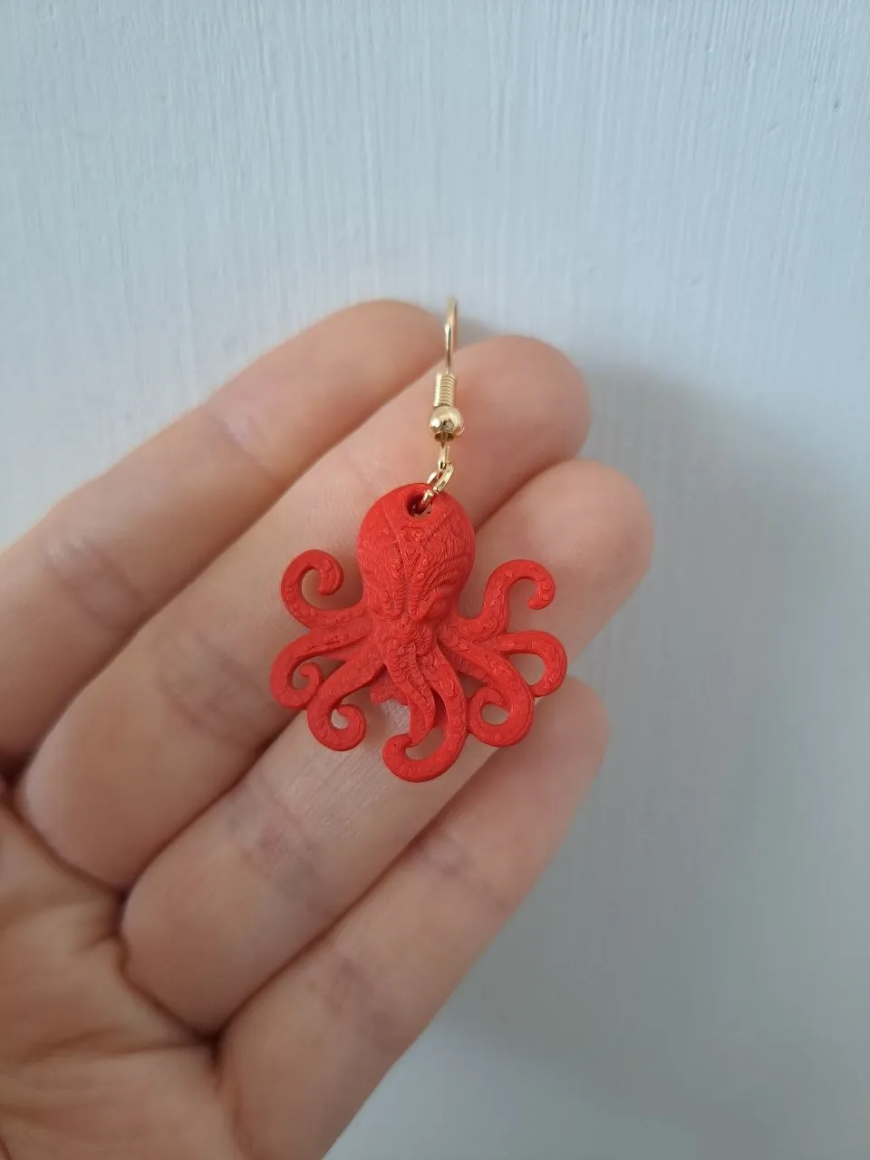 Tribal Octopus – Earrings / Keychain (2 Sizes) view 2