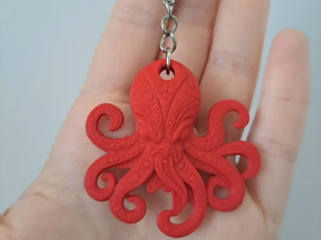 Tribal Octopus – Earrings / Keychain (2 Sizes)
