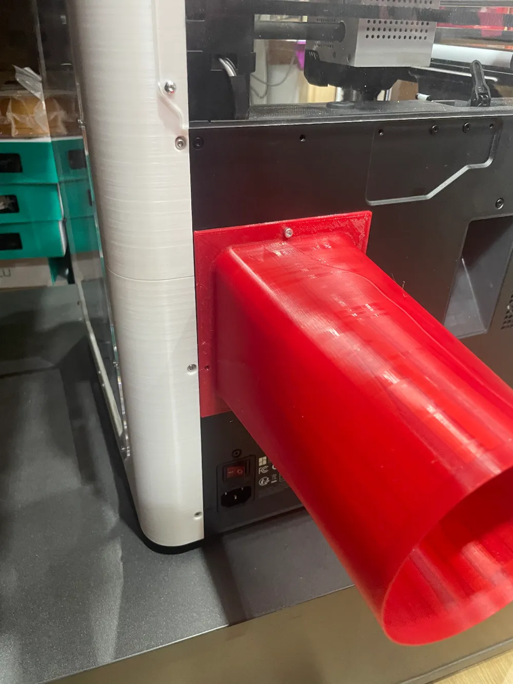 Huge fan exhaust for P1S or X1 by bonsay_x - MakerWorld