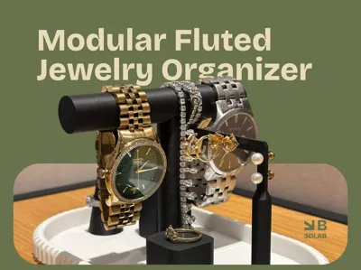 Modular Fluted Jewelry Organizer