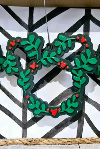 Mouse Wreath Ornament