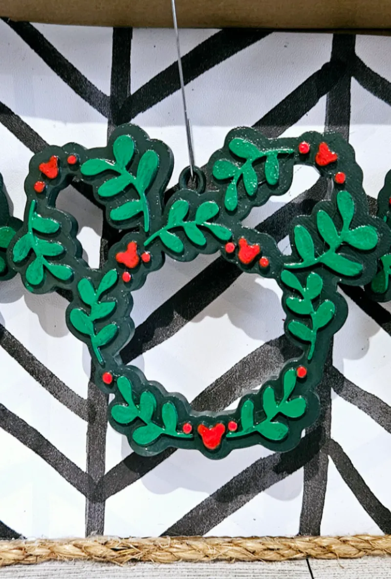 Mouse Wreath Ornament