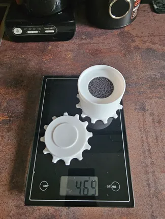 Gewicht für Sunlu Spulen zur Füllung mit 1,5mm Blei Kugeln / AMS spool weight for Sunlu spools