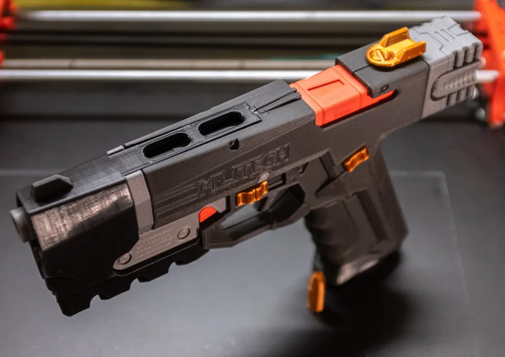 Militech Design Cyberpunk 2077 Militech Vindicator – Functional - Free 3D Print Model ...