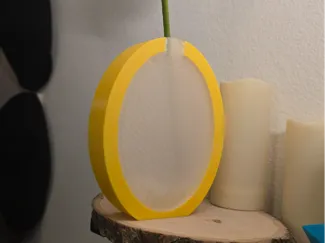 Oval Easter Egg Vase