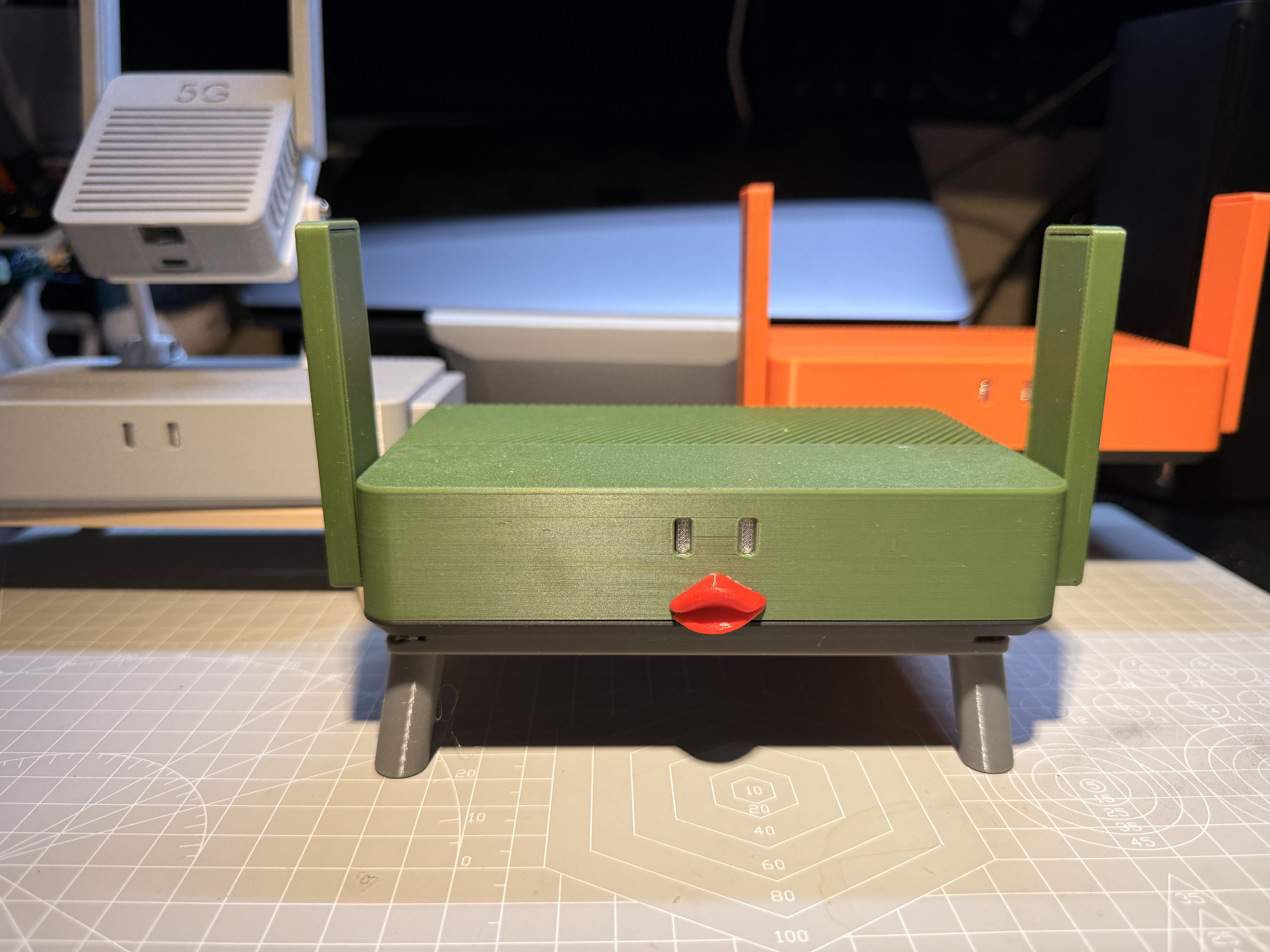 Miniatura 3 do modelo 3D 京东云亚瑟路由器外壳改造套件及5G模组/华为5G通讯壳改装套件