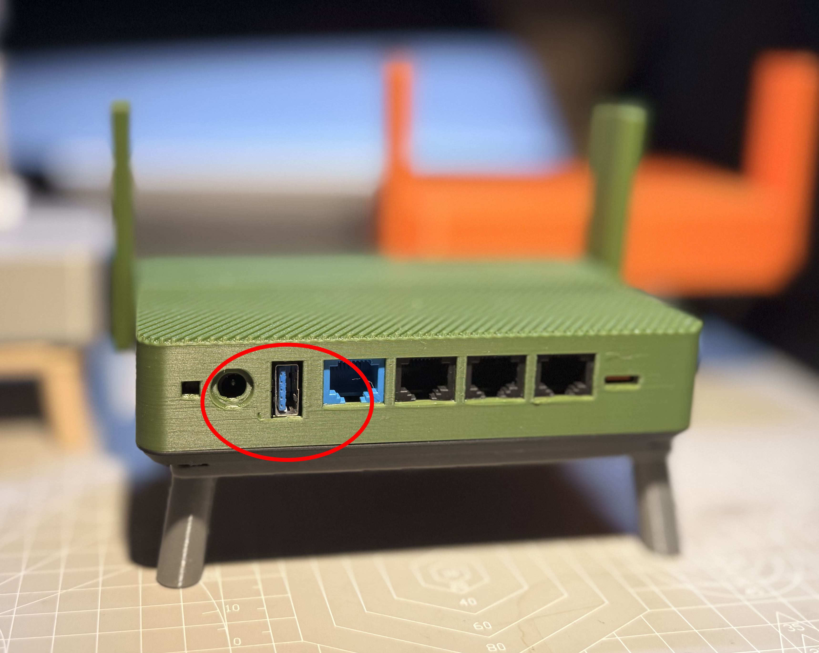 Miniatura 5 do modelo 3D 京东云亚瑟路由器外壳改造套件及5G模组/华为5G通讯壳改装套件